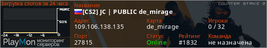 баннер для сервера cs2. [CS2] JC | PUBLIC de_mirage