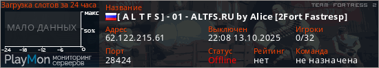 баннер для сервера tf2. [ A L T F S ] - 01 - ALTFS.RU by Alice [2Fort Fastresp]