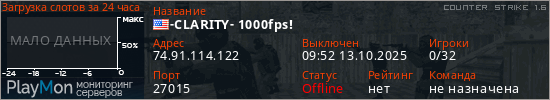 баннер для сервера cs. -CLARITY- 1000fps!