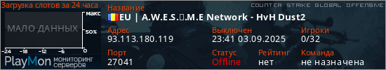 баннер для сервера csgo. EU | A.W.E.S.〄.M.E Network - HvH Dust2