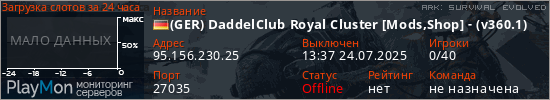 баннер для сервера ark. (GER) DaddelClub Royal Cluster [Mods,Shop] - (v360.1)
