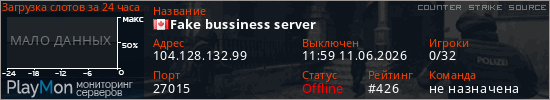 баннер для сервера css. Fake bussiness server