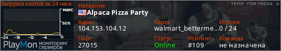 баннер для сервера tf2. Alpaca Pizza Party
