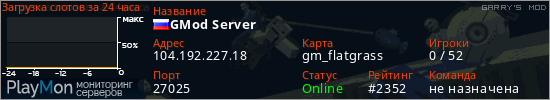 баннер для сервера garrysmod. GMod Server