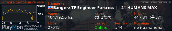 баннер для сервера tf2. Bangerz.TF Engineer Fortress || 24 HUMANS MAX
