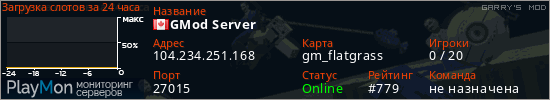 баннер для сервера garrysmod. GMod Server
