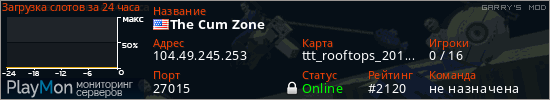 баннер для сервера garrysmod. The Cum Zone