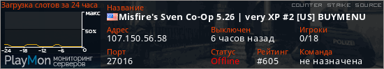 баннер для сервера css. Misfire's Sven Co-Op 5.26 | very XP #2 [US] BUYMENU