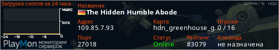 баннер для сервера garrysmod. The Hidden Humble Abode