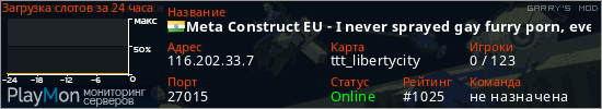 баннер для сервера garrysmod. Meta Construct EU - you play so fucking good but go away PLEASE