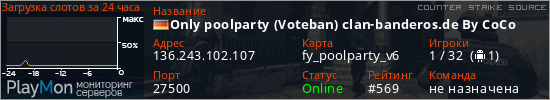 баннер для сервера css. Only poolparty (Voteban) clan-banderos.de By CoCo