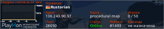 баннер для сервера rust. Rustorian
