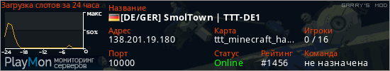 баннер для сервера garrysmod. [DE/GER] SmolTown | TTT-DE1