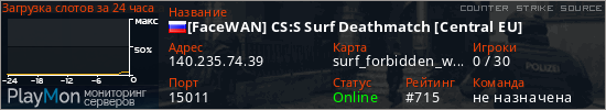 баннер для сервера css. [FaceWAN] CS:S Surf Deathmatch [Central EU]