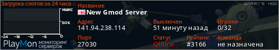 баннер для сервера garrysmod. New Gmod Server