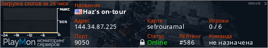 баннер для сервера arma3. Haz's on-tour