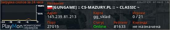 баннер для сервера cs. [GUNGAME] :: CS-MAZURY.PL :: ~ CLASSIC ~