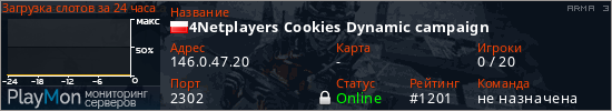баннер для сервера arma3. 4Netplayers Cookies Dynamic campaign