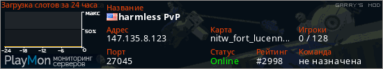 баннер для сервера garrysmod. harmless PvP