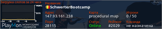 баннер для сервера rust. SchwerterBootcamp