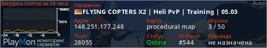 баннер для сервера rust. FLYING COPTERS X2 | Heli PvP | Training | 05.03