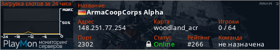 баннер для сервера arma3. ArmaCoopCorps Alpha
