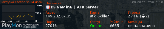 баннер для сервера cs. DS GaMinG | AFK Server
