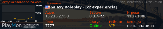 баннер для сервера samp. Galaxy Roleplay - [x2 experiencia]