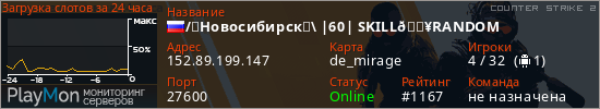 баннер для сервера cs2. /⚪Новосибирск⚪\ |60| SKILL🔥RANDOM