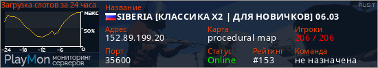 баннер для сервера rust. SIBERIA [КЛАССИКА X2 | ДЛЯ НОВИЧКОВ] 06.03