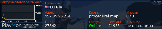 баннер для сервера rust. Eu Gio