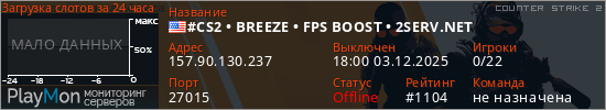 баннер для сервера cs2. #CS2 • BREEZE • FPS BOOST • 2SERV.NET