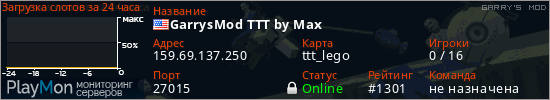 баннер для сервера garrysmod. GarrysMod TTT by Max