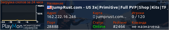 баннер для сервера rust. JumpRust.com - US 3x|Primitive|Full PVP|Shop|Kits|TP|Clans|