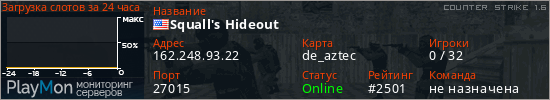 баннер для сервера cs. Squall's Hideout