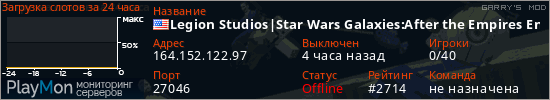 баннер для сервера garrysmod. Legion Studios|Star Wars Galaxies:After the Empires End