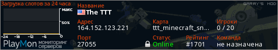 баннер для сервера garrysmod. The TTT