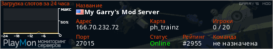 баннер для сервера garrysmod. My Garry's Mod Server