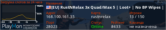 баннер для сервера rust. [EU] RustNRelax 3x Quad/Max 5 | Loot+ | No BP Wipes | Wiped 05/