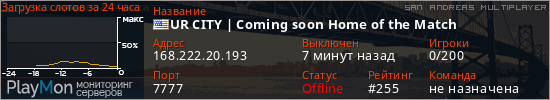баннер для сервера samp. UR CITY | Coming soon Home of the Match