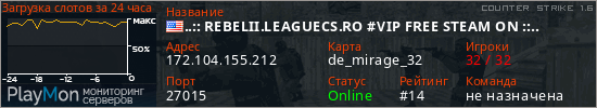 баннер для сервера cs. ..:: REBELII.LEAGUECS.RO #VIP FREE STEAM ON ::..