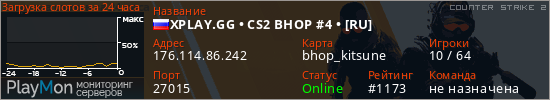 баннер для сервера cs2. XPLAY.GG • CS2 BHOP #4 • [RU]