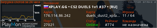 баннер для сервера cs2. XPLAY.GG • CS2 DUELS 1v1 #37 • [RU]