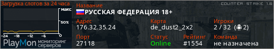 баннер для сервера cs. РУССКАЯ ФЕДЕРАЦИЯ 18+