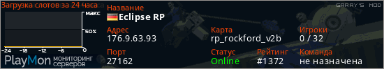 баннер для сервера garrysmod. Eclipse RP