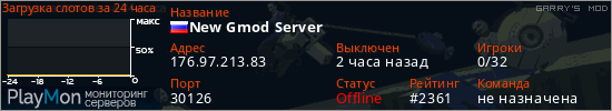 баннер для сервера garrysmod. New Gmod Server