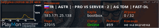 баннер для сервера hl. TR | AGTR | - PRO VS SERVER - 2 | AG TDM | FAST-DL