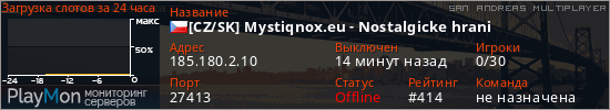 баннер для сервера samp. [CZ/SK] Mystiqnox.eu - Nostalgicke hrani