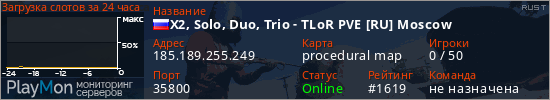 баннер для сервера rust. X2, Solo, Duo, Trio - TLoR PVE [RU] Moscow