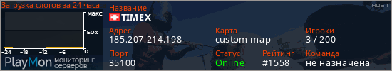 баннер для сервера rust. TIMEX